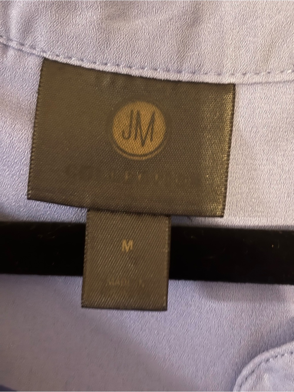 JM Collection Button-Trim Pullover Blouse - Picture 3 of 6